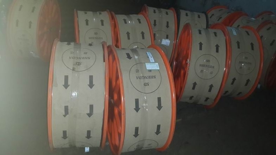 Brass Plated Cold Drawn Steel Wire Φ0.89mm , Yield Rate 94%