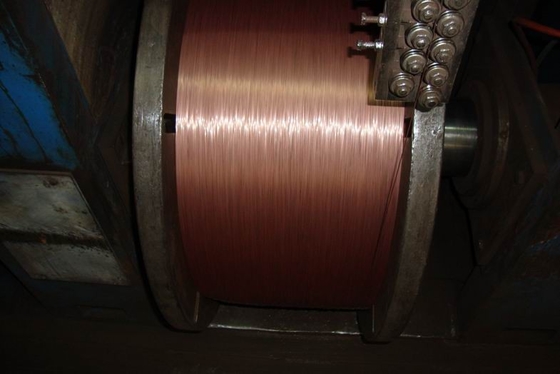 Diameter 0.78MM Planes Low Carbon Steel Wires , Bronze Coated
